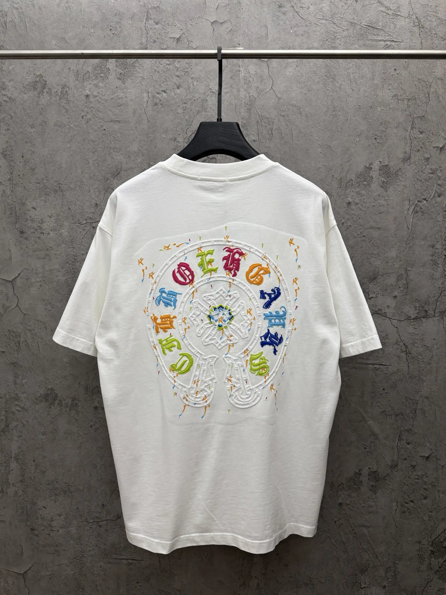 Embroidered Horseshoe Logo Cotton T-Shirt D7815826 — view 2