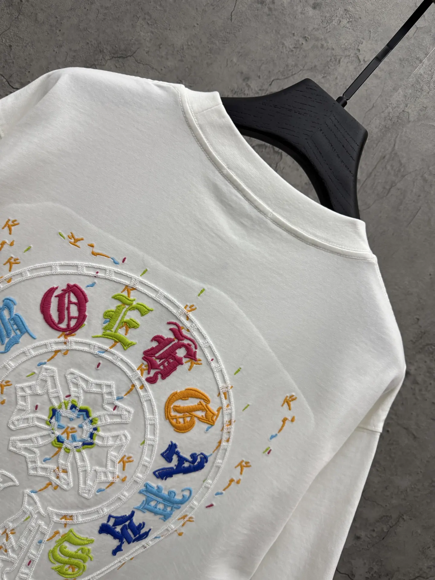 Embroidered Horseshoe Logo Cotton T-Shirt D7815826 — view 4
