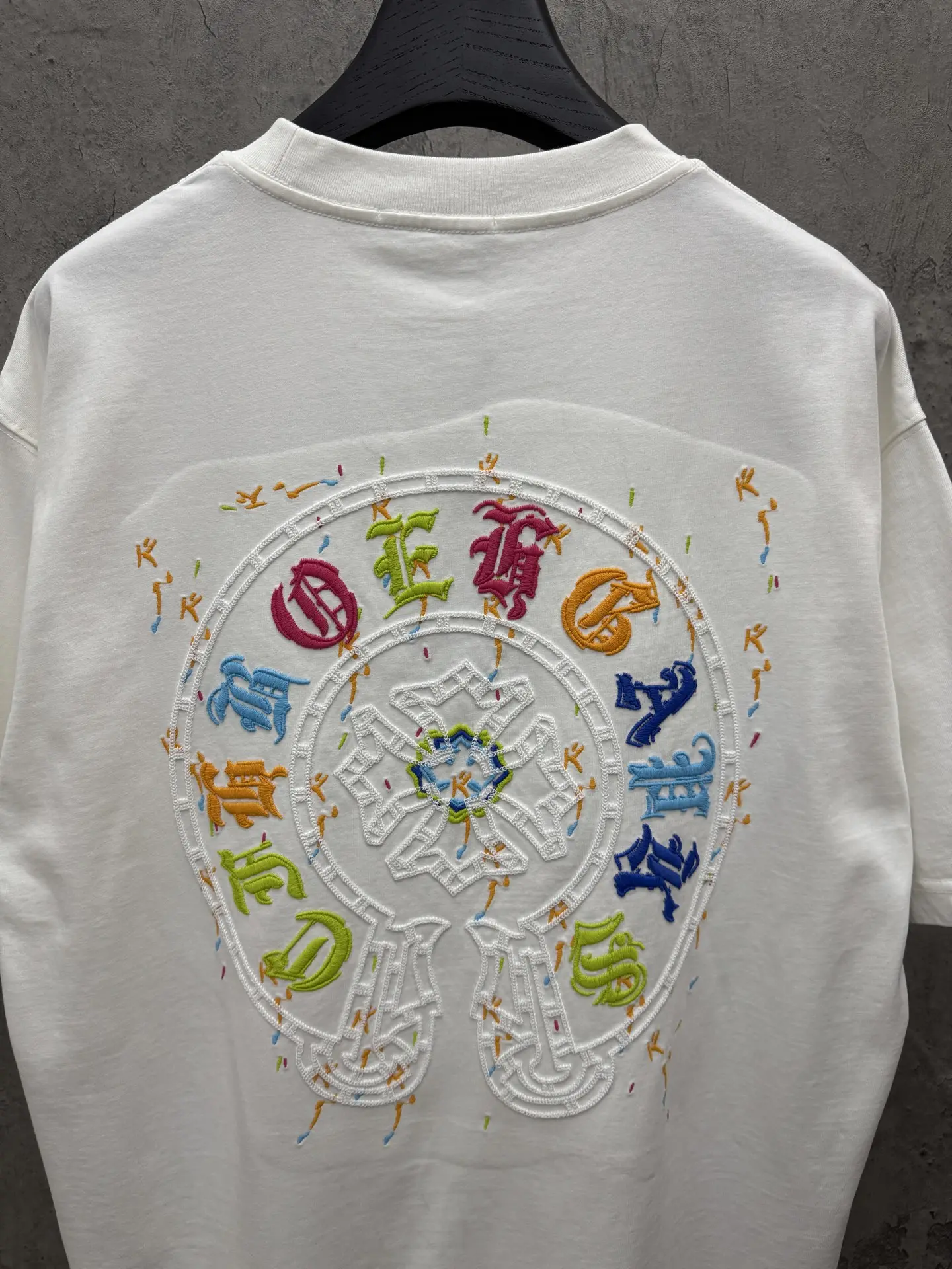Embroidered Horseshoe Logo Cotton T-Shirt D7815826 — view 7