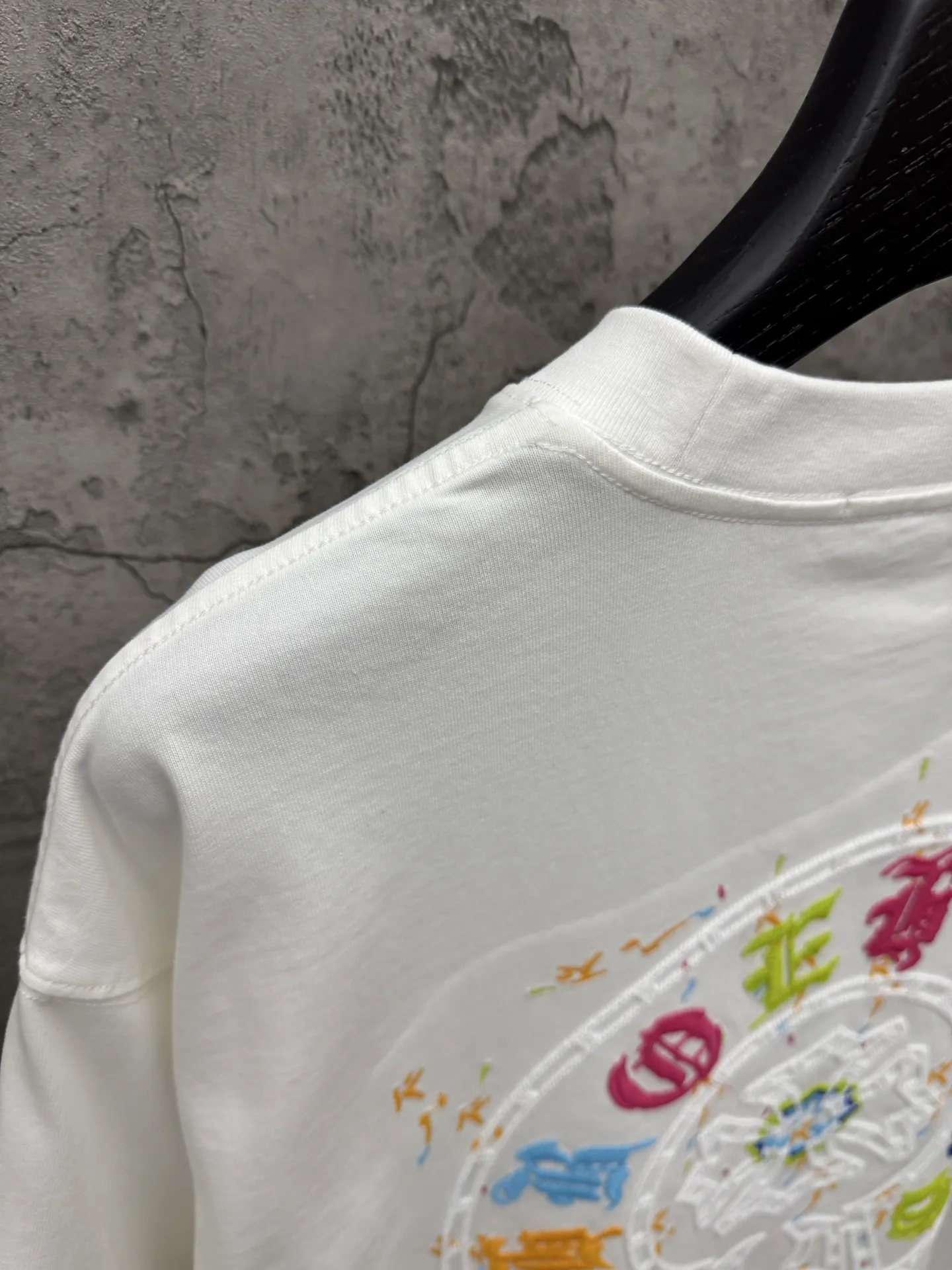 Embroidered Horseshoe Logo Cotton T-Shirt D7815826 — view 9