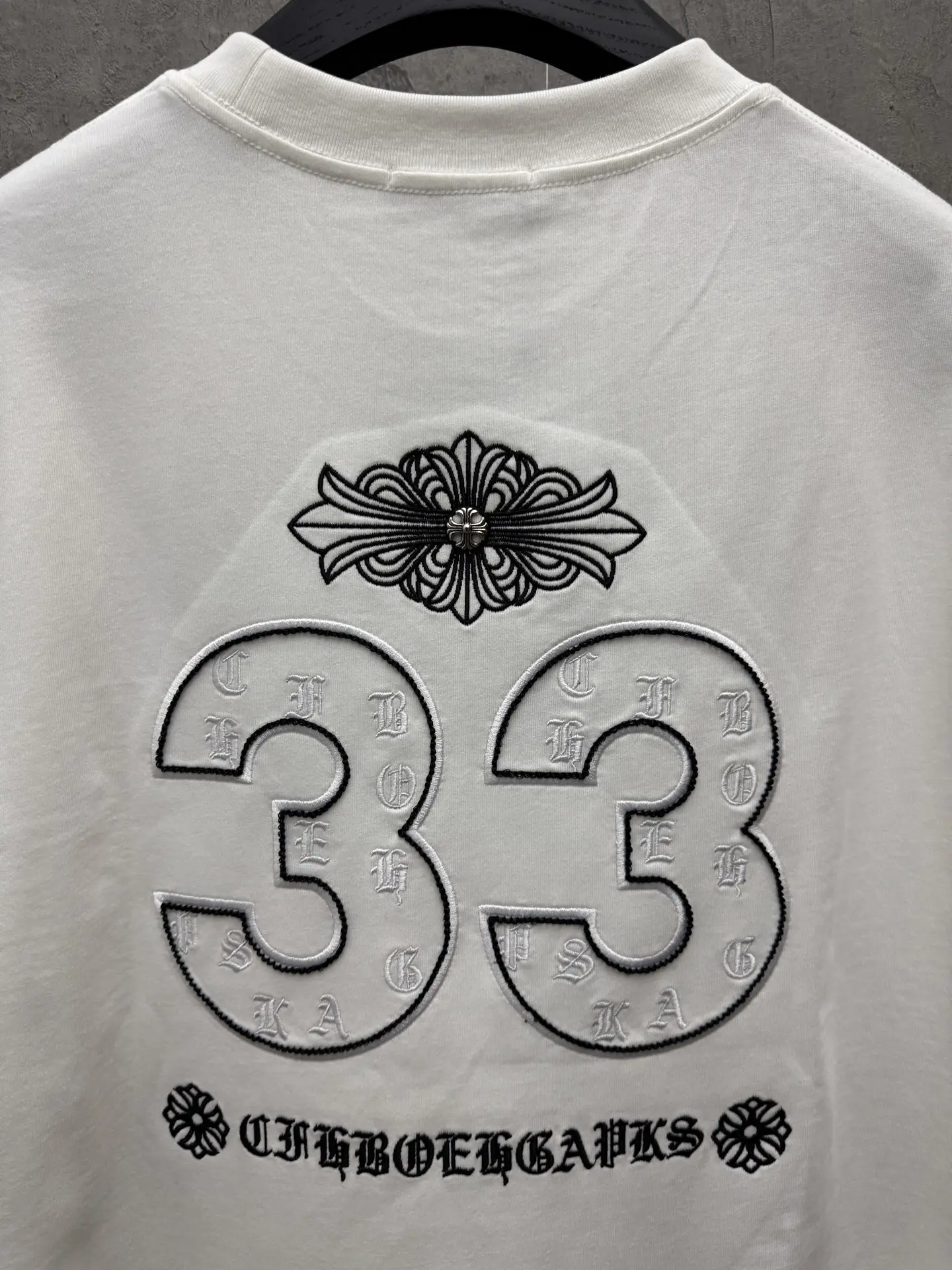 Embroidered Logo Cotton T-Shirt D6815823 — view 7