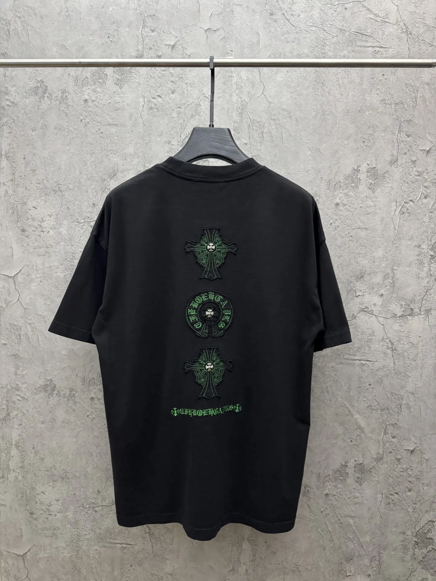 Embroidered Patch Cotton T-Shirt D6515822 — view 2