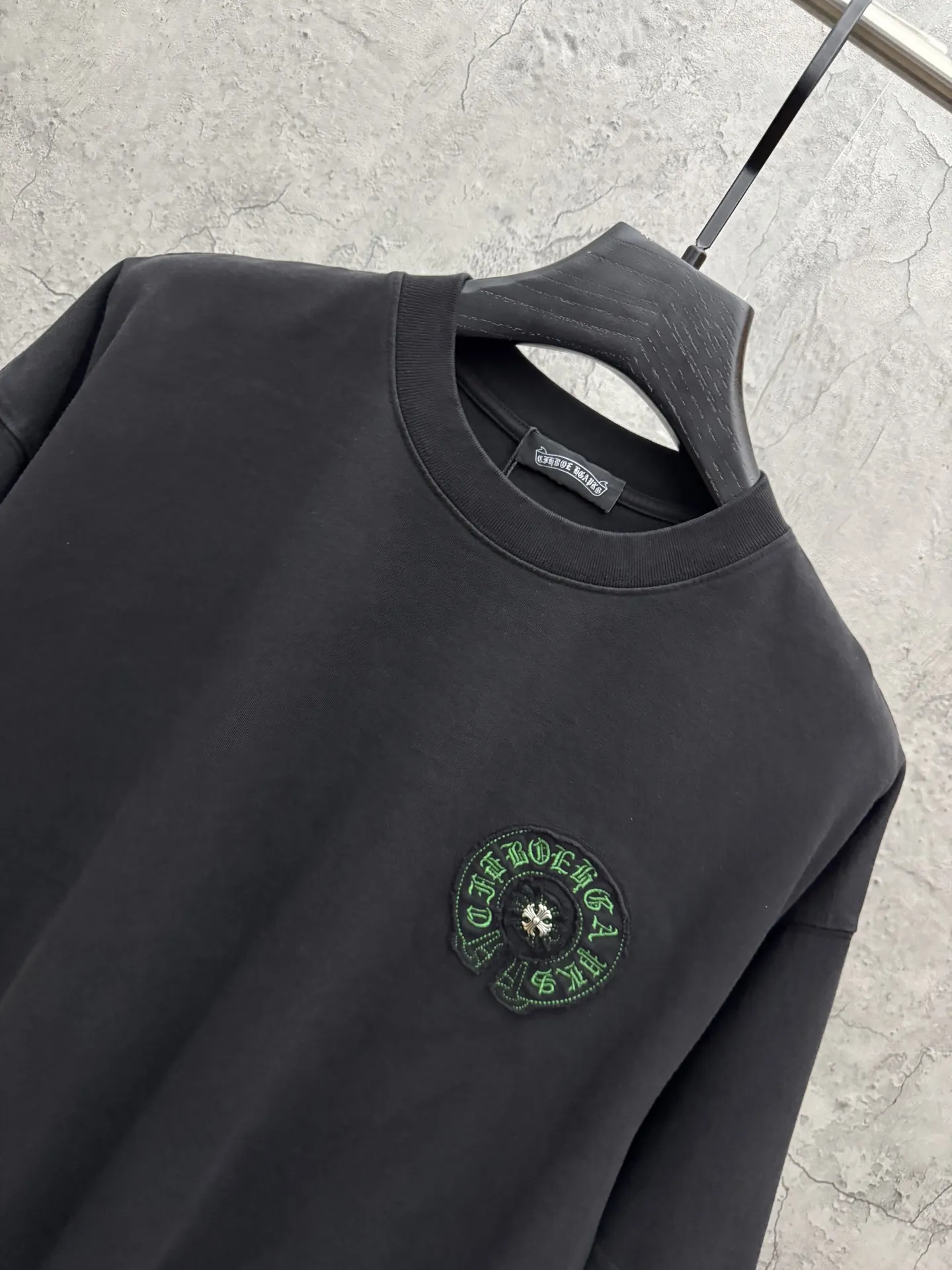 Embroidered Patch Cotton T-Shirt D6515822 — view 3