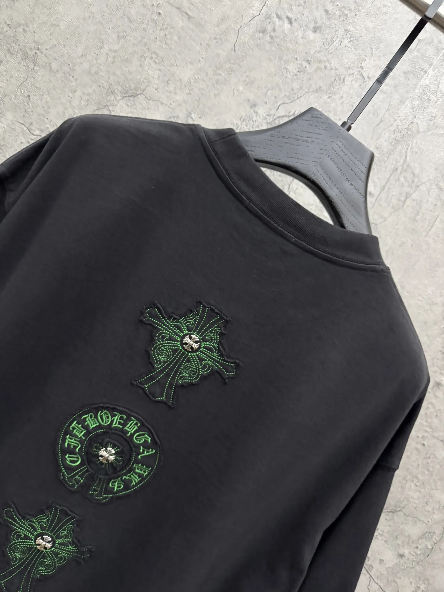 Embroidered Patch Cotton T-Shirt D6515822 — view 4