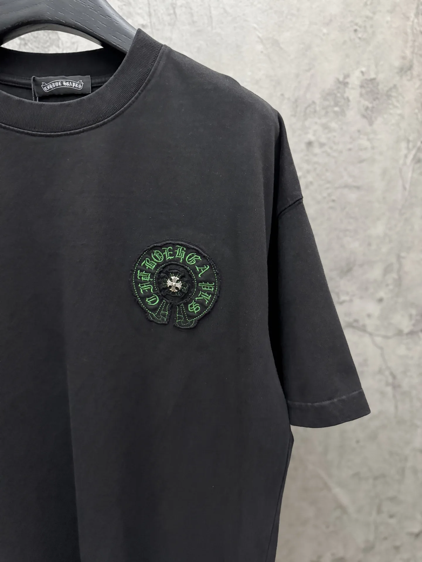Embroidered Patch Cotton T-Shirt D6515822 — view 5