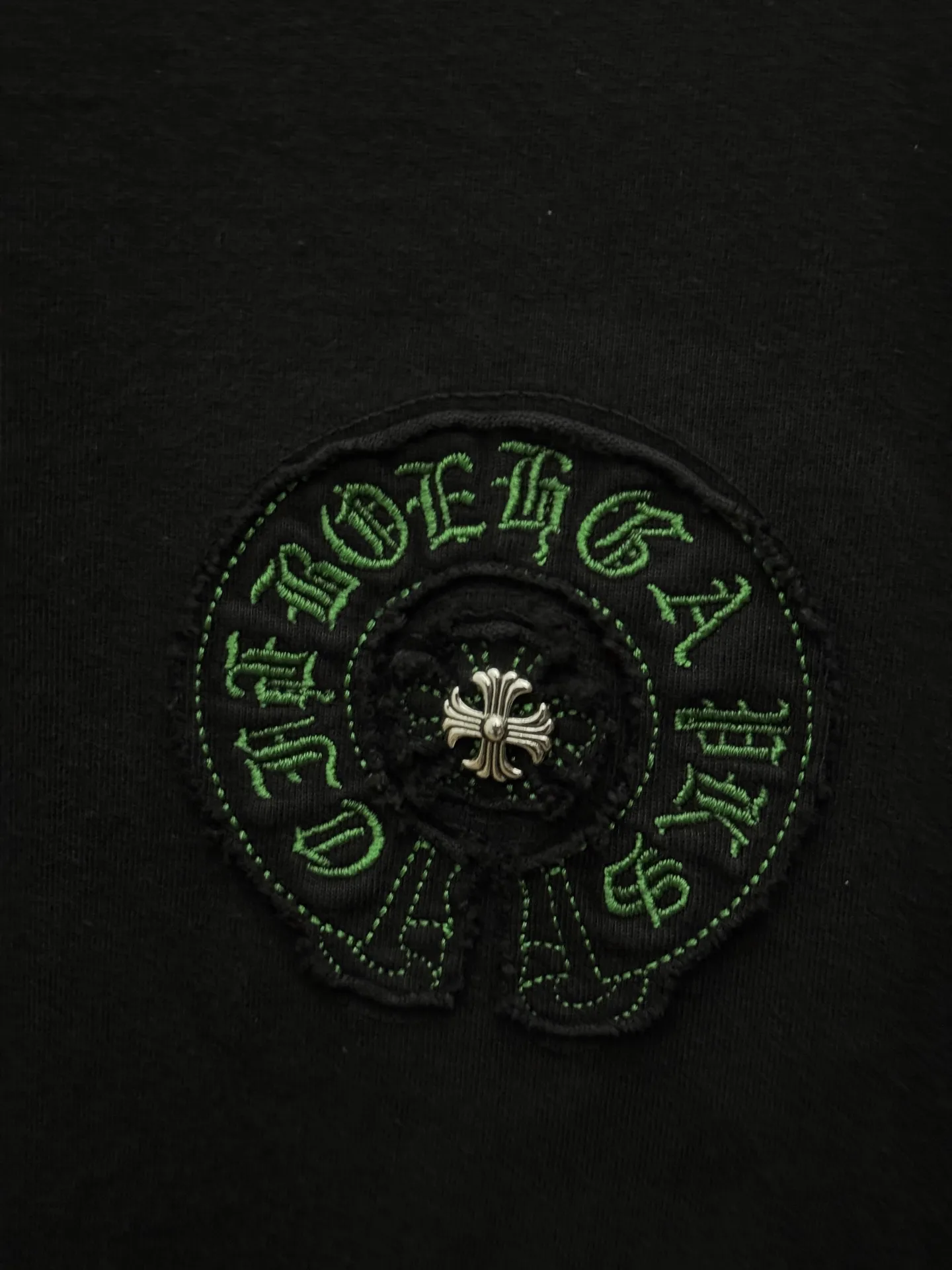 Embroidered Patch Cotton T-Shirt D6515822 — view 6