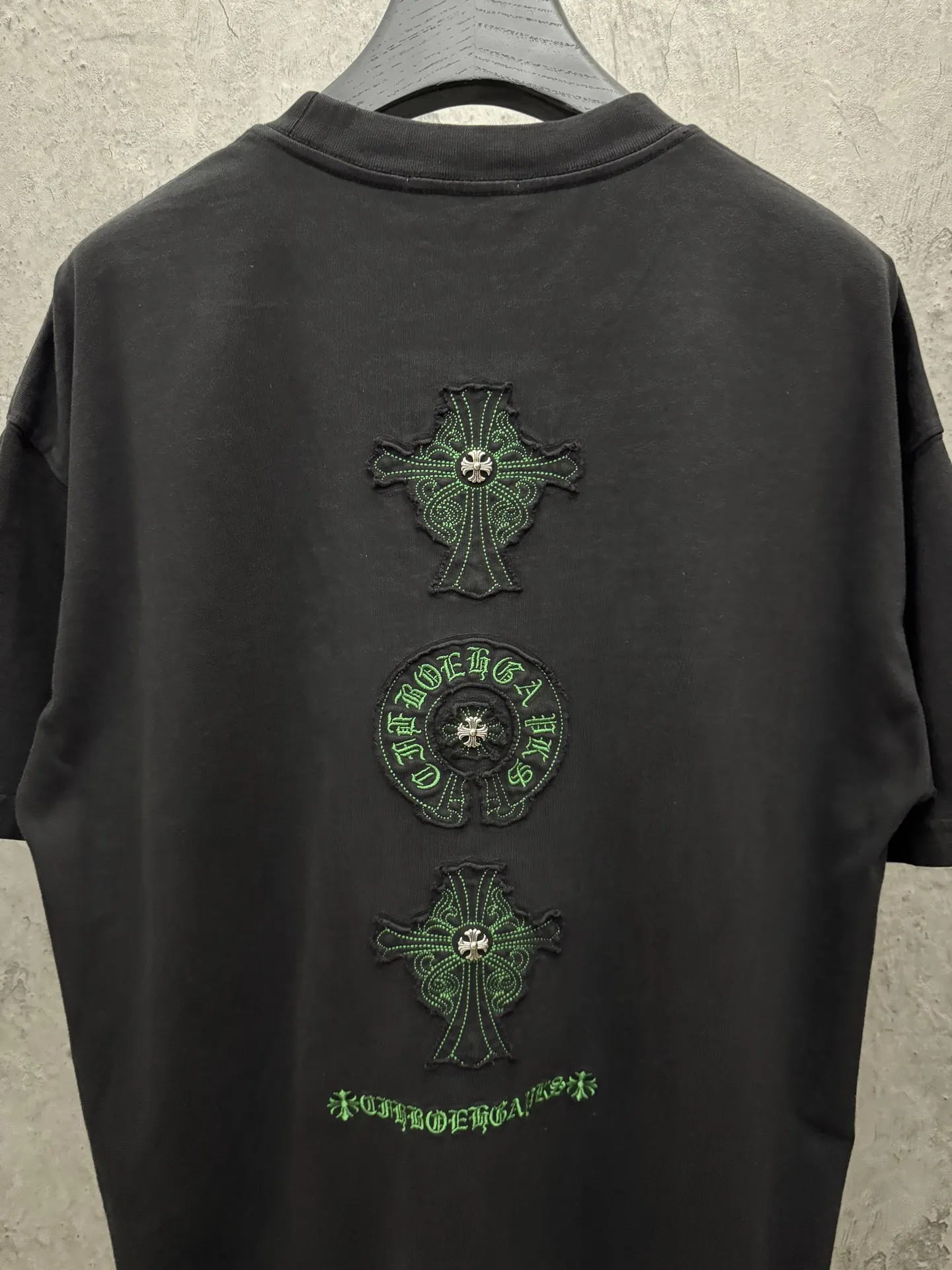 Embroidered Patch Cotton T-Shirt D6515822 — view 7