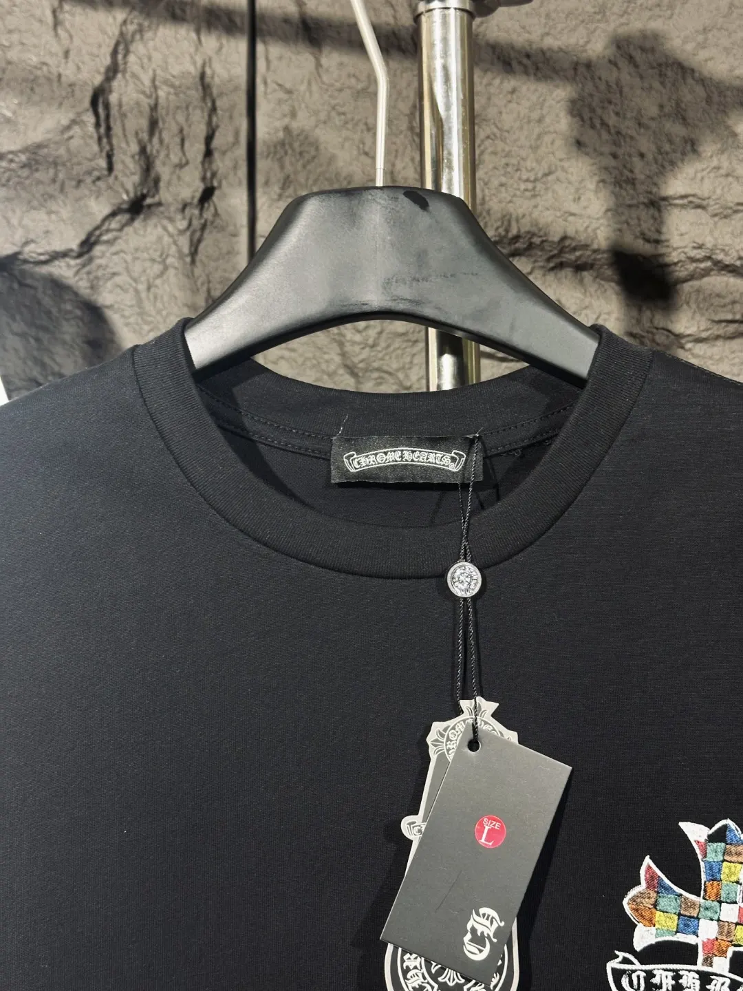Cross Print Heavyweight Cotton T-Shirt D5515809 — view 7