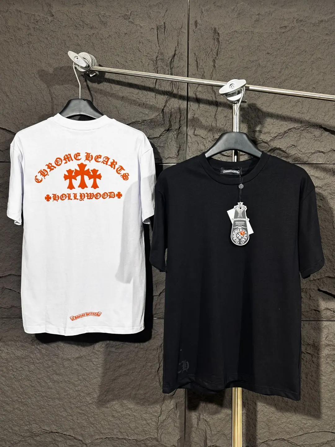 Chrome Hearts Cross Logo Puff Print T-Shirt D4515813