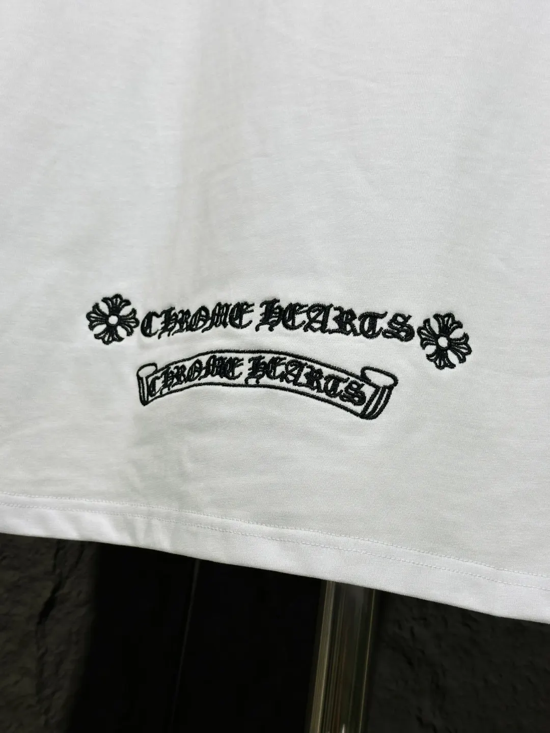 Cross Patch Embroidered Cotton T-Shirt D6015750 — view 16
