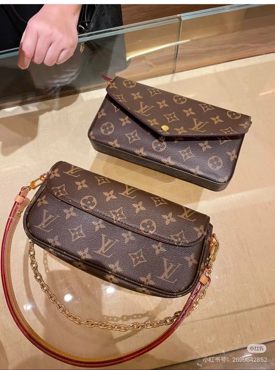Félicie Pochette Monogram Crossbody Bag D31018324 — view 3