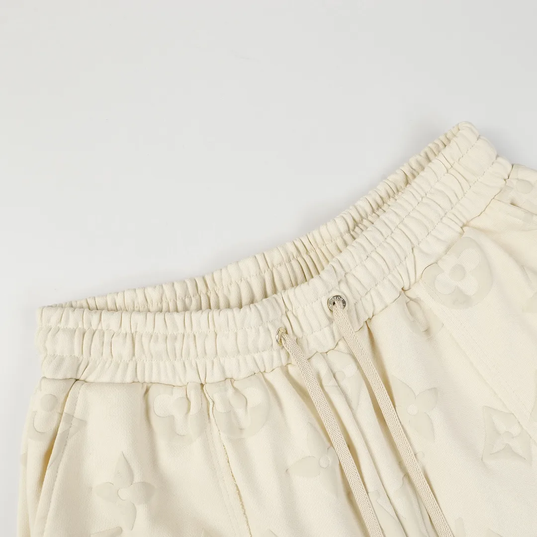 Monogram Embossed Cotton Jersey Shorts D19513245 — view 5