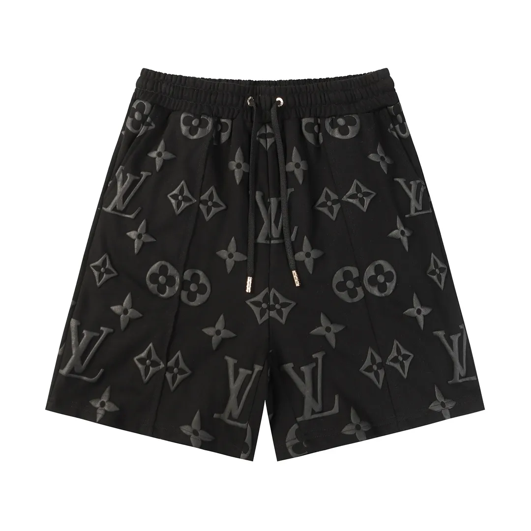 Monogram Puff-Print Drawstring Shorts D19513243