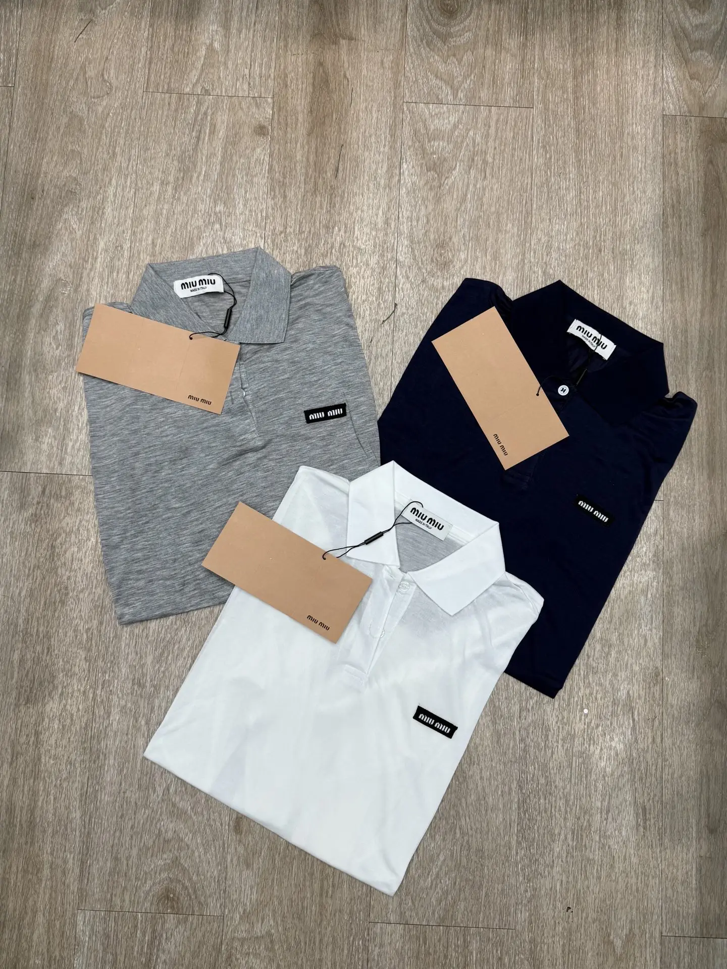 Logo-Patch Long-Sleeve Polo Shirt D6916117 — view 2