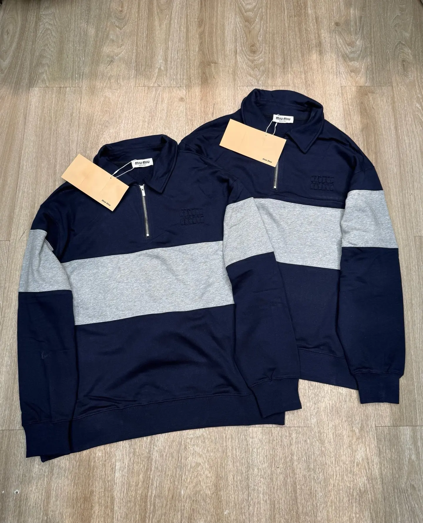 Logo-Embroidered Half-Zip Sweatshirt D11916053