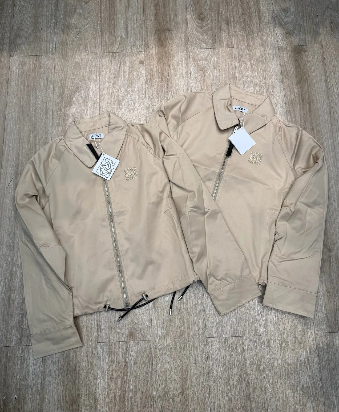 Embroidered Anagram Harrington Jacket D12916049
