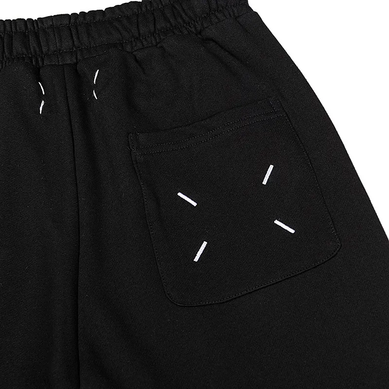 MM6 Logo Embroidered Cotton-Blend Sweatpants D8515983 — view 6