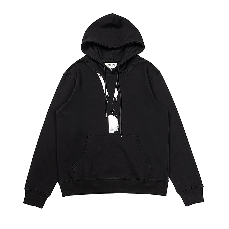 ID Tag Graphic Print Hoodie D9015979 — view 2