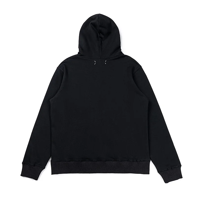 Numeric Logo Embroidered Cotton Hoodie D9015977 — view 3