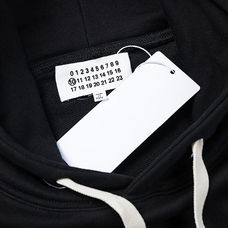 Numeric Logo Embroidered Cotton Hoodie D9015977 — view 8