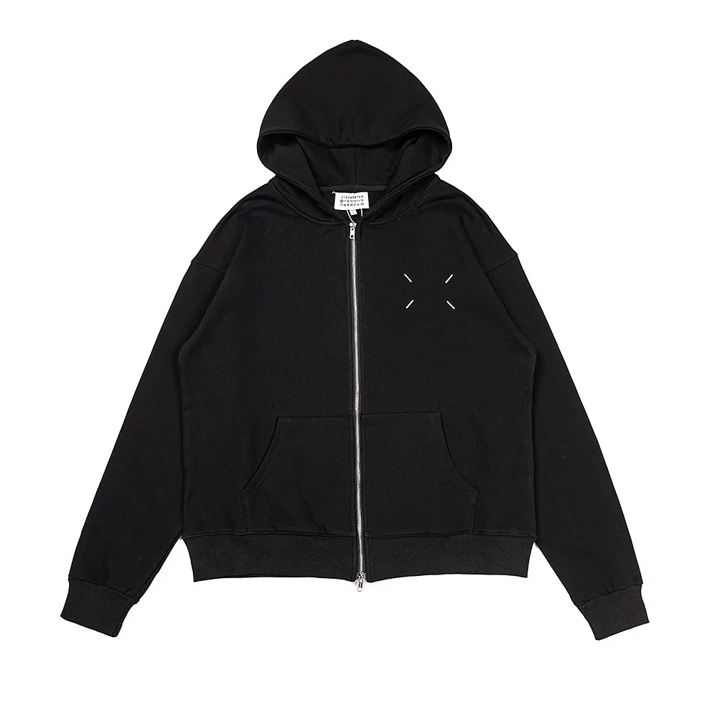 Maison Margiela Four-Stitch Zip-Up Hoodie D10915972 — view 2