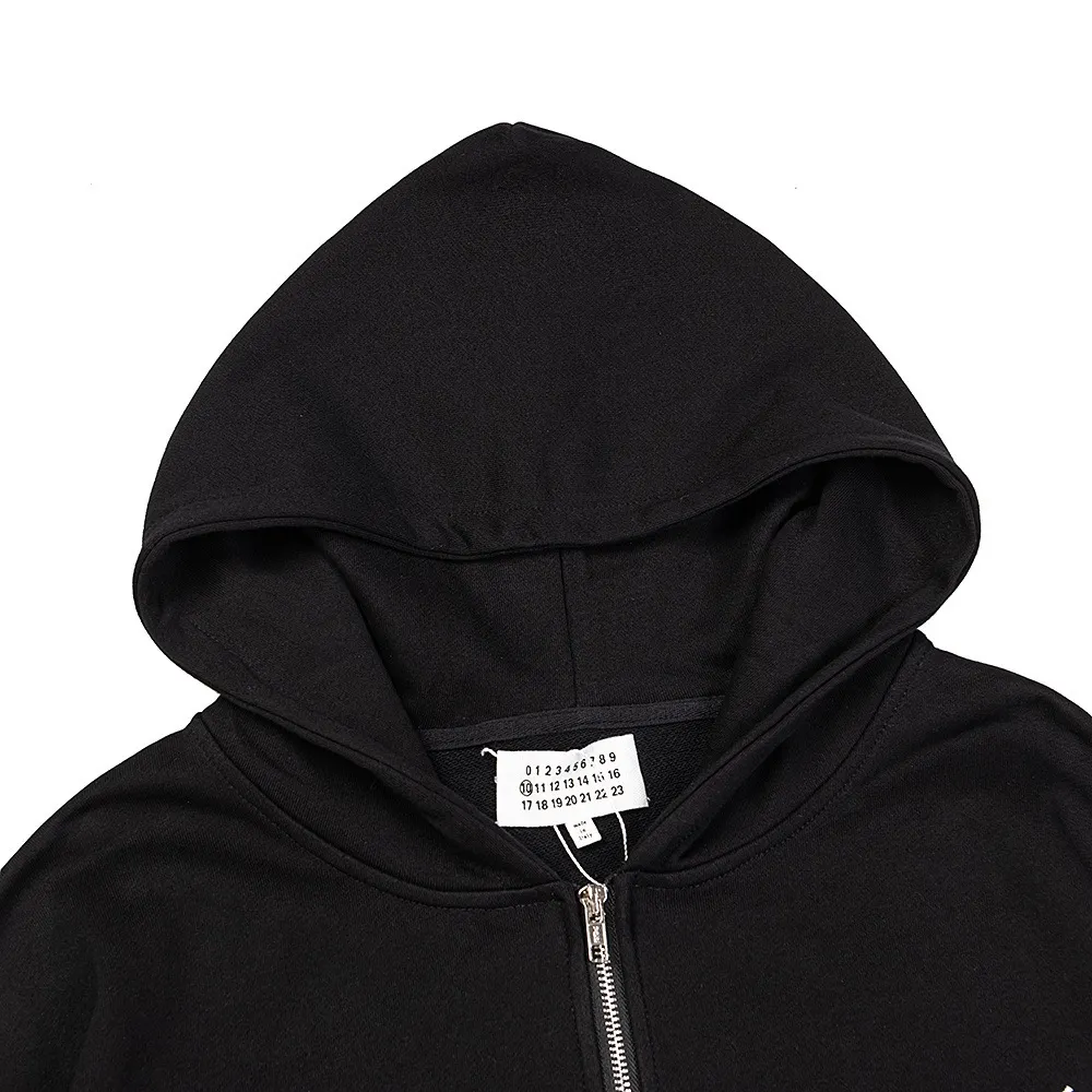Maison Margiela Four-Stitch Zip-Up Hoodie D10915972 — view 9