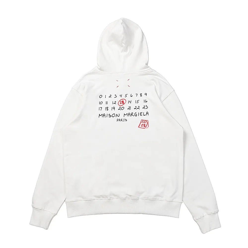 Maison Margiela Numeric Logo Cotton Hoodie D9015971 — view 5