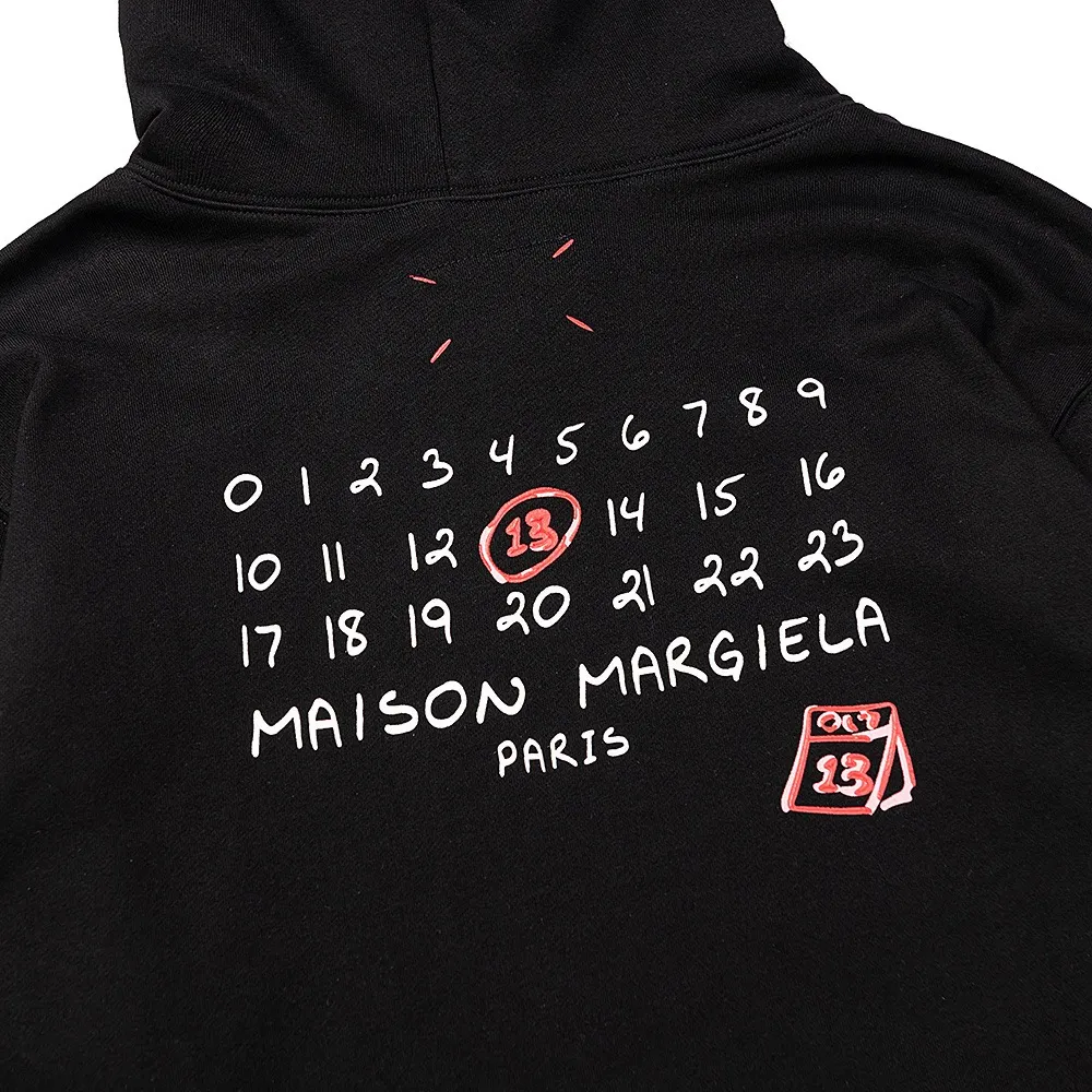 Maison Margiela Numeric Logo Cotton Hoodie D9015971 — view 6
