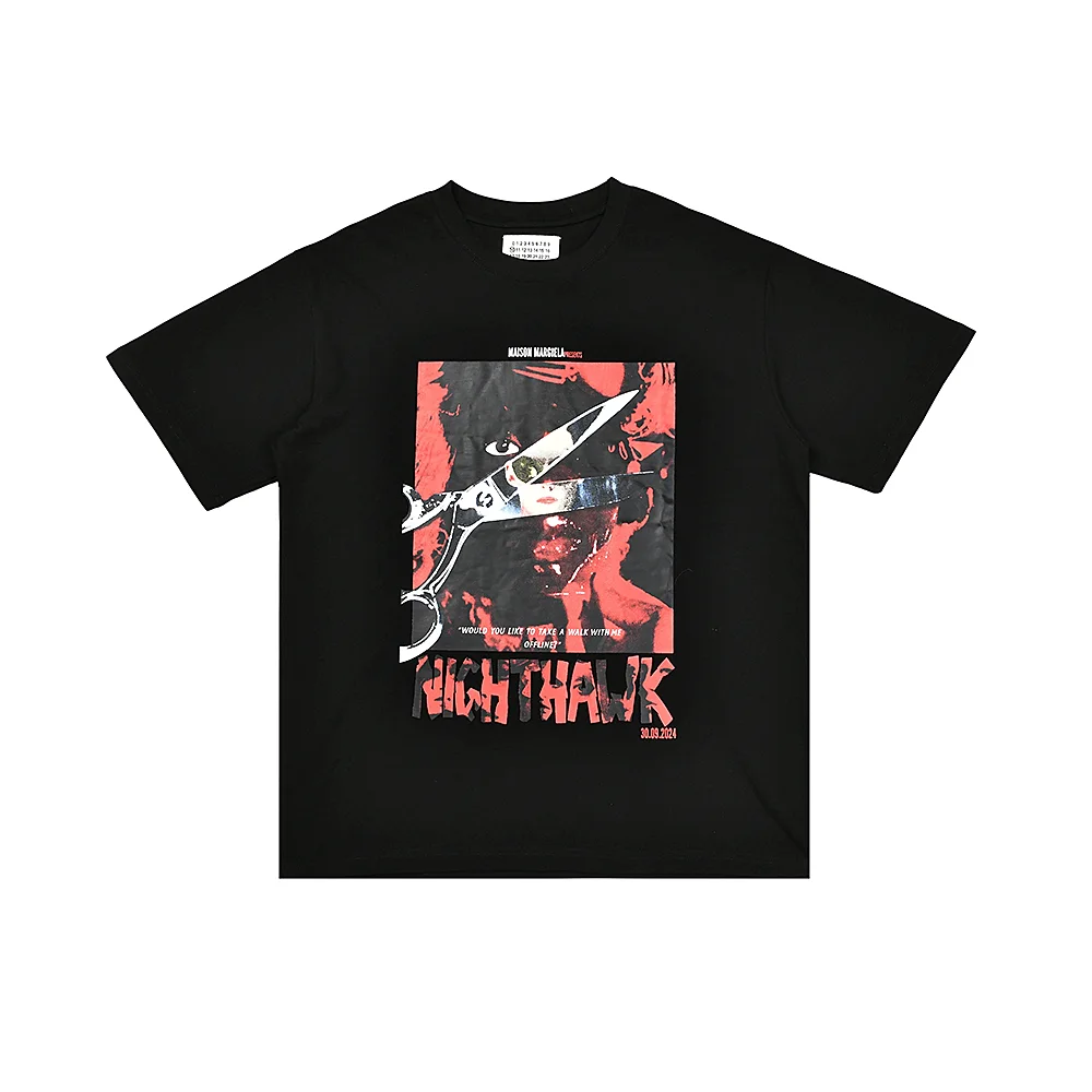 Nighthawk Graphic Print Cotton T-Shirt D4816019 — view 2