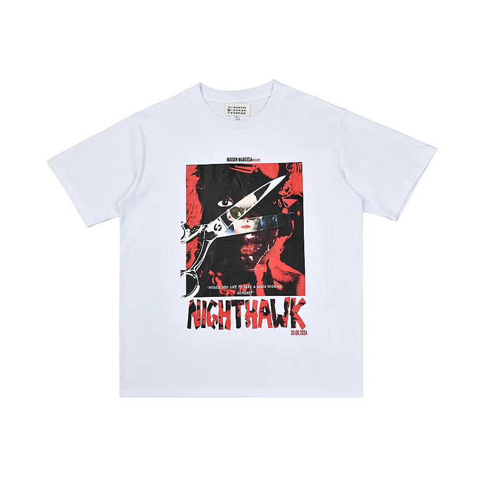 Nighthawk Graphic Print Cotton T-Shirt D4816019 — view 4