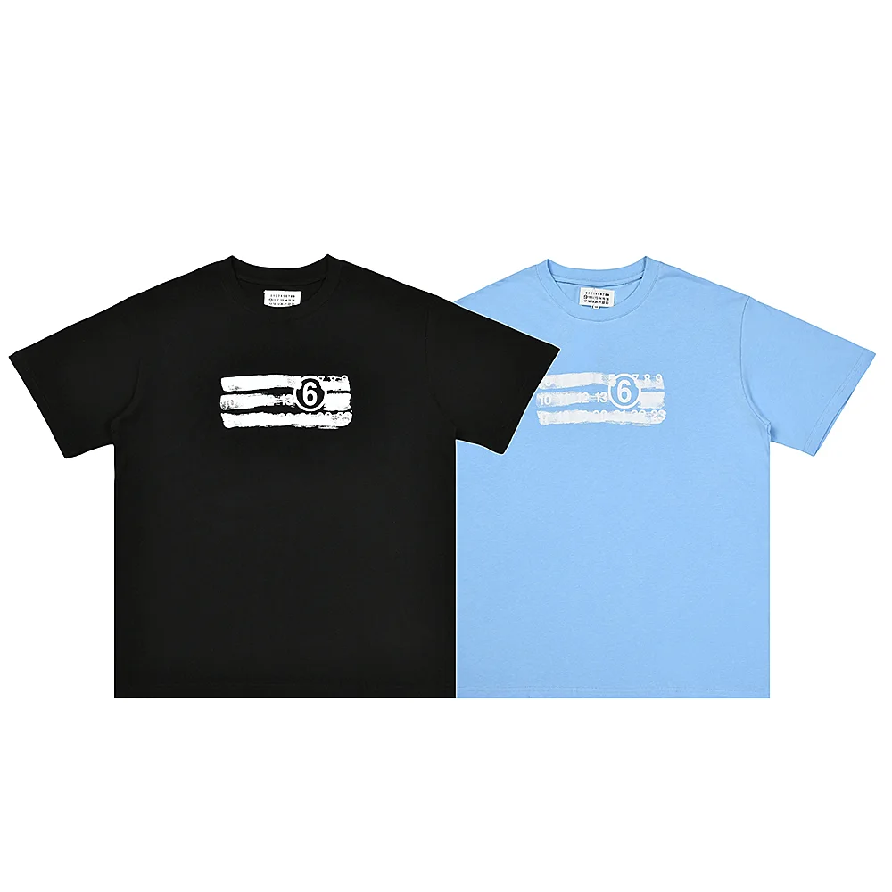 MM6 Logo Graphic Cotton T-Shirt D4816018 — view 6