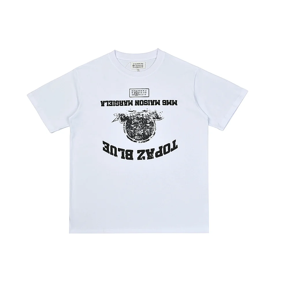 MM6 Maison Margiela Upside-Down Logo T-Shirt D4816017 — view 3