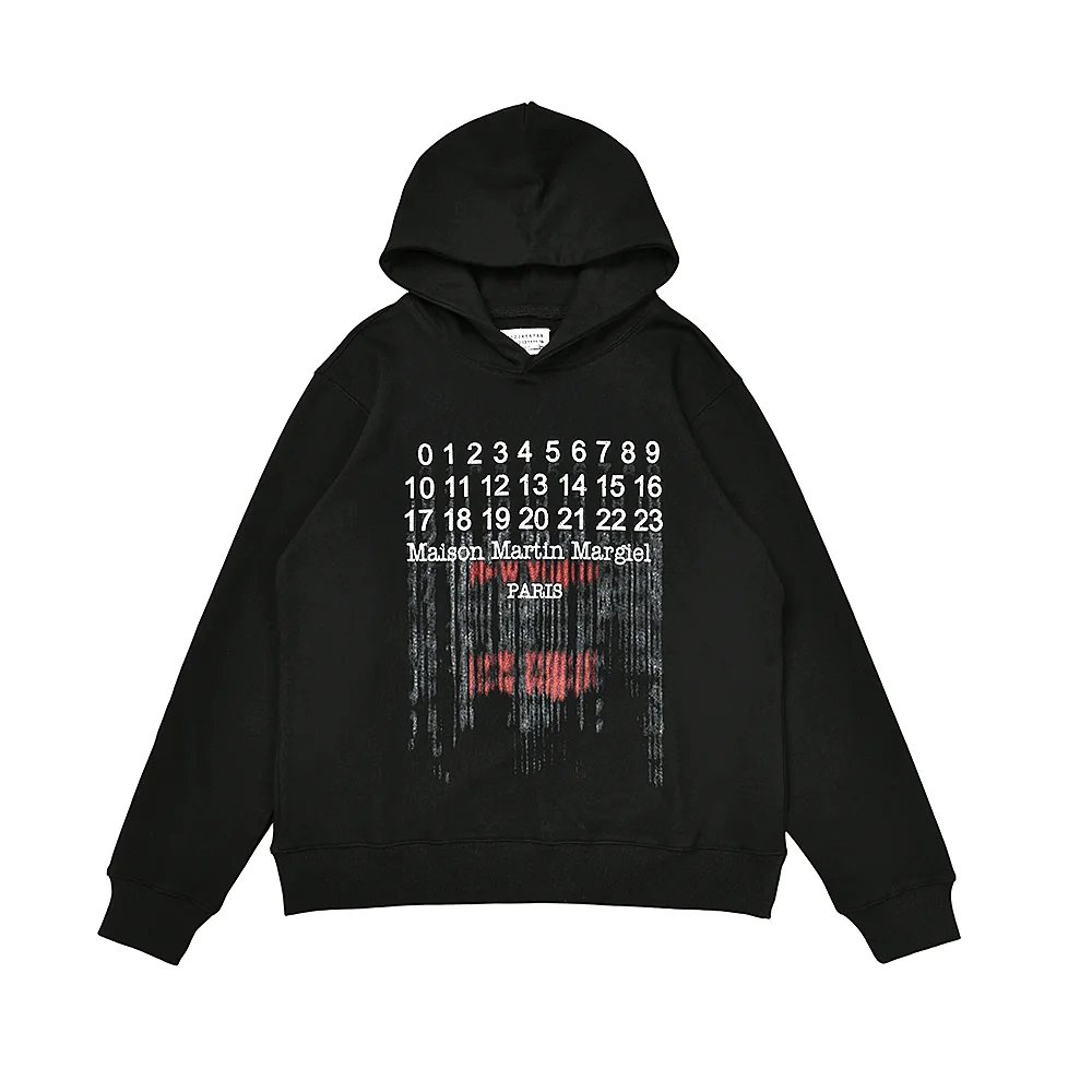 Numeric Logo Embroidered Hoodie D9015967 — view 2