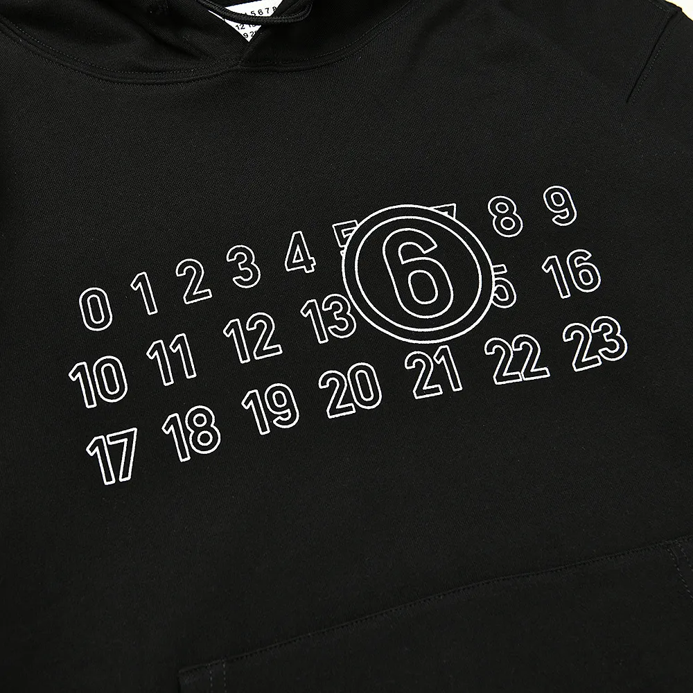 Numeric Logo Cotton Hoodie D9015965 — view 3