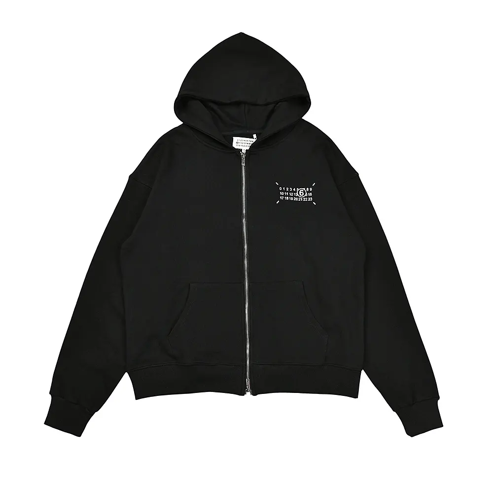 Numeric Logo Zip-Up Hoodie D10915963