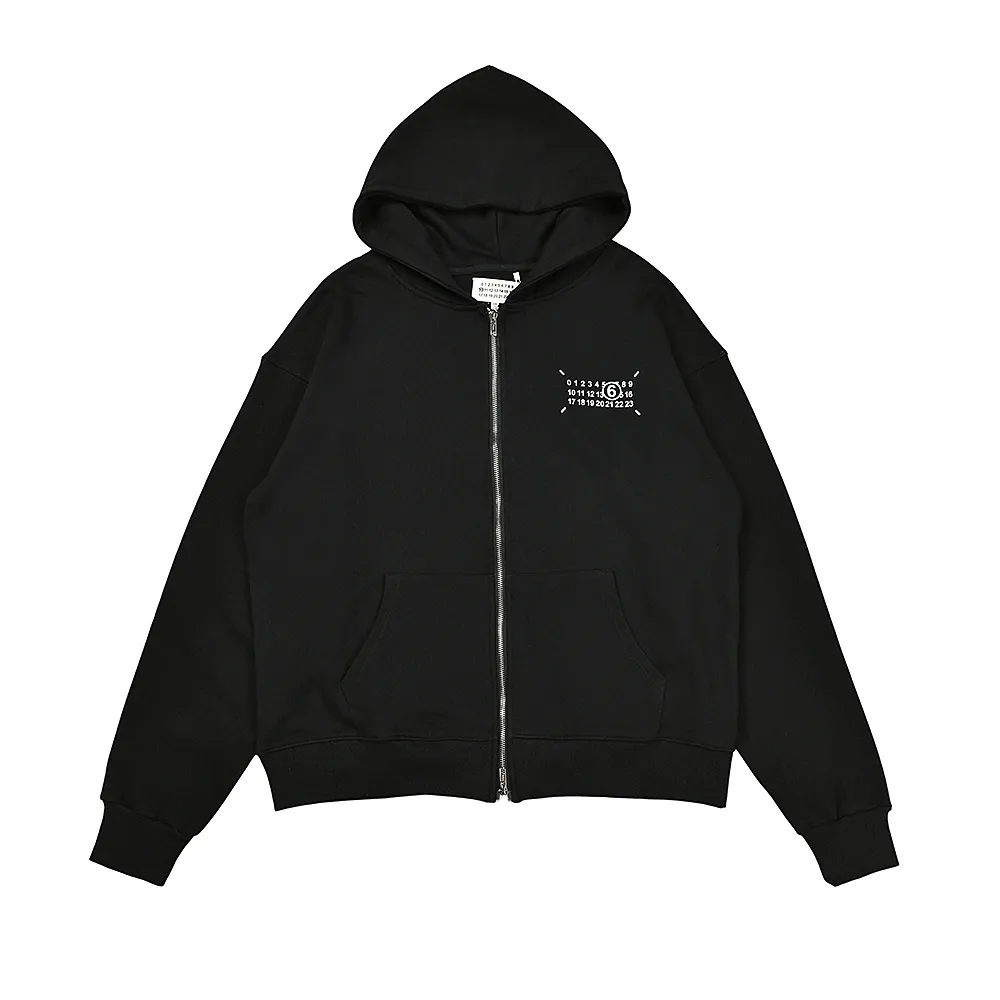 Numeric Logo Zip-Up Hoodie D10915963