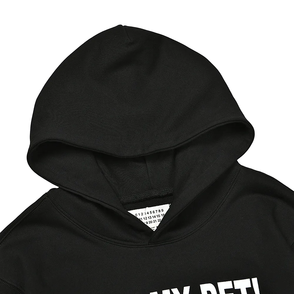 MM6 Graphic Print Cotton Hoodie D9015960 — view 5
