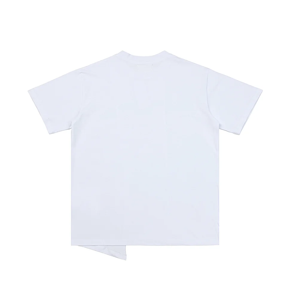 Logo Print Asymmetric Cotton T-Shirt D5516027 — view 5