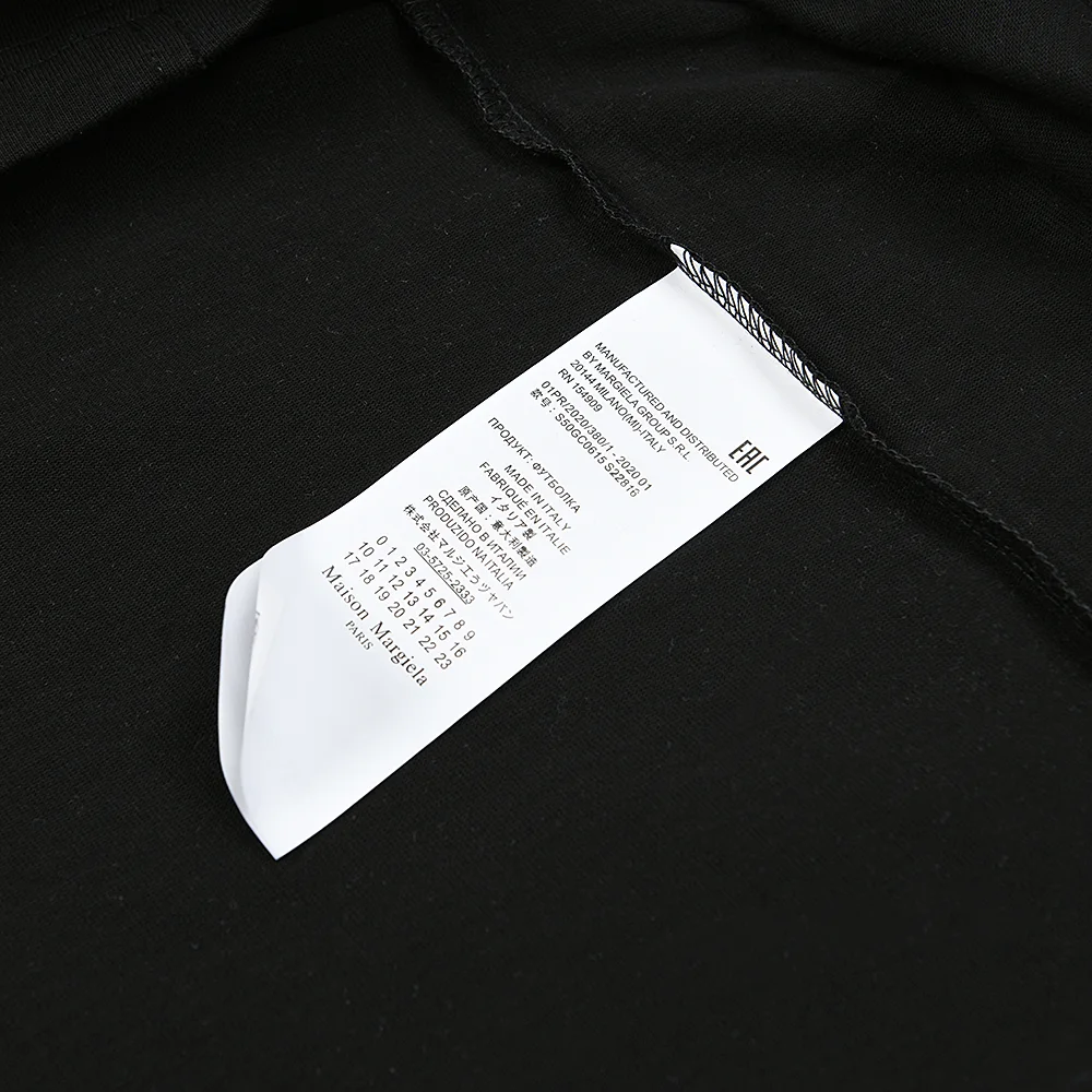 Logo Print Asymmetric Cotton T-Shirt D5516027 — view 7