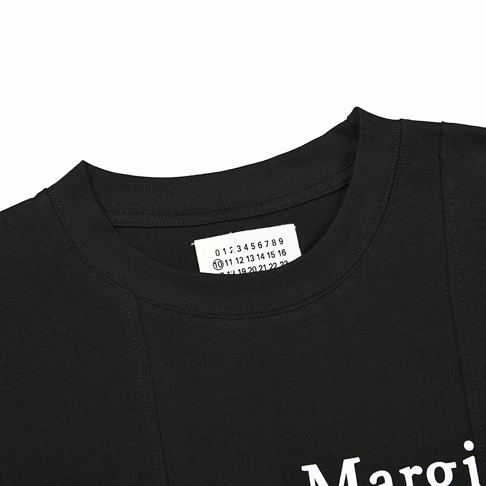 Logo Print Asymmetric Cotton T-Shirt D5516027 — view 8