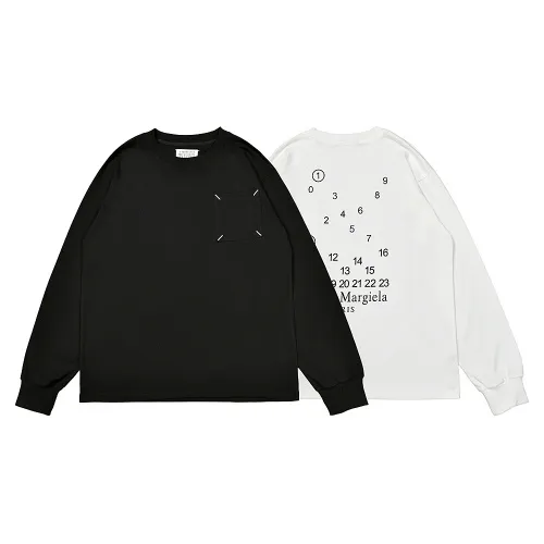 Maison Margiela Numeric Logo Long-Sleeve T-Shirt D7015958