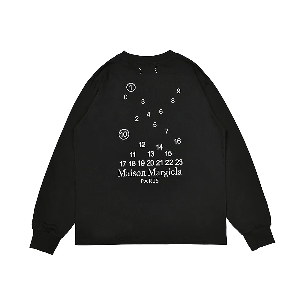 Maison Margiela Numeric Logo Long-Sleeve T-Shirt D7015958 — view 3