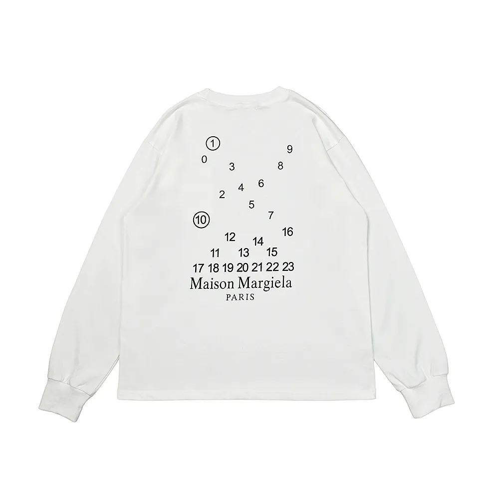 Maison Margiela Numeric Logo Long-Sleeve T-Shirt D7015958 — view 5