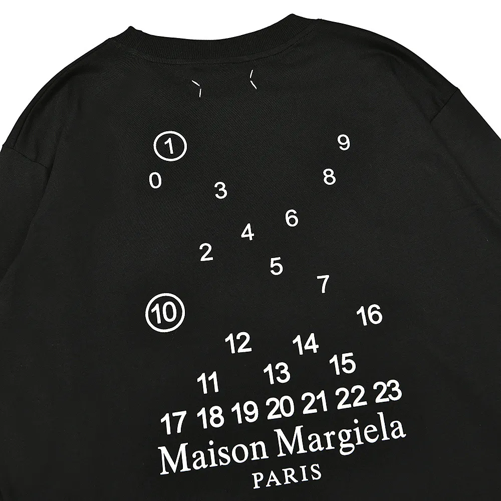 Maison Margiela Numeric Logo Long-Sleeve T-Shirt D7015958 — view 6
