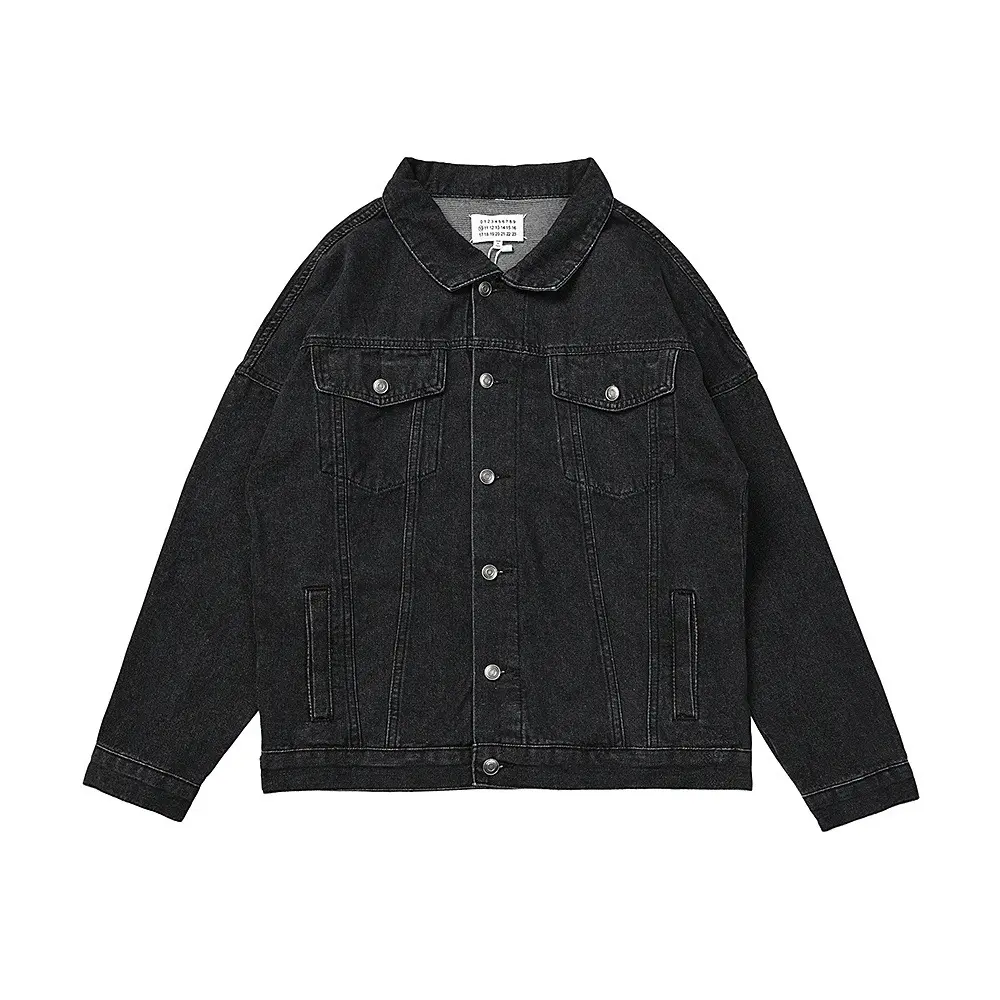 Oversized Washed Denim Jacket D11915957