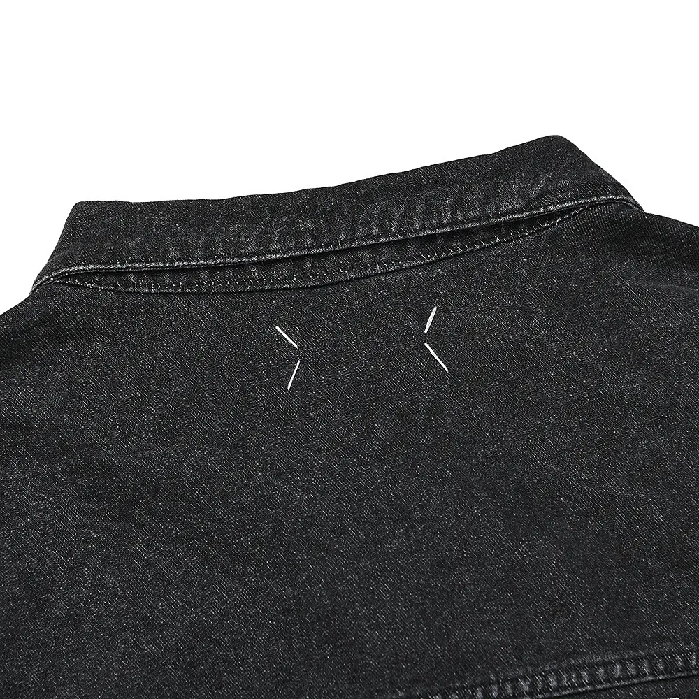 Oversized Washed Denim Jacket D11915957 — view 3