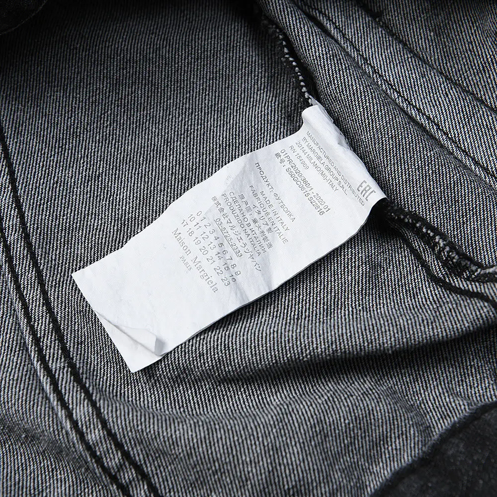 Oversized Washed Denim Jacket D11915957 — view 6