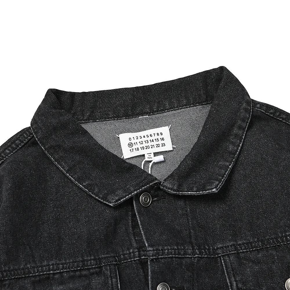 Oversized Washed Denim Jacket D11915957 — view 9