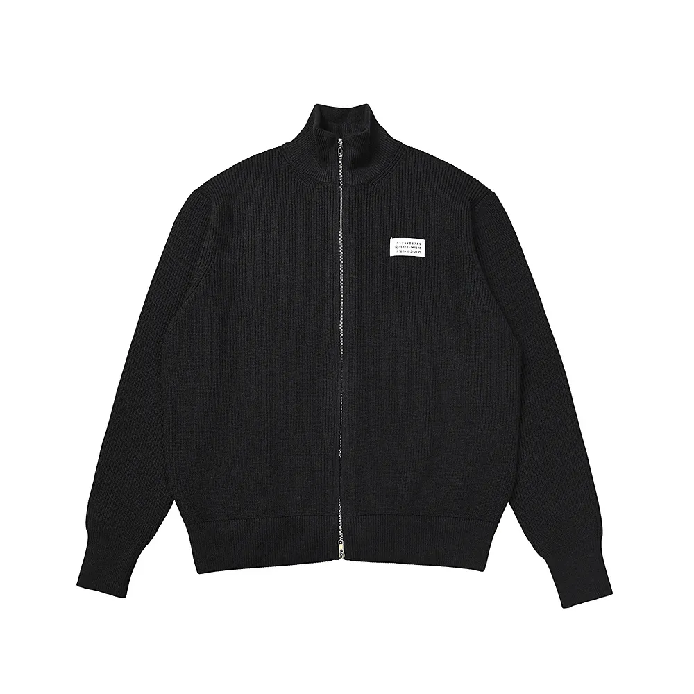 Ribbed Knit Zip-Up Cardigan D10915956 — view 2