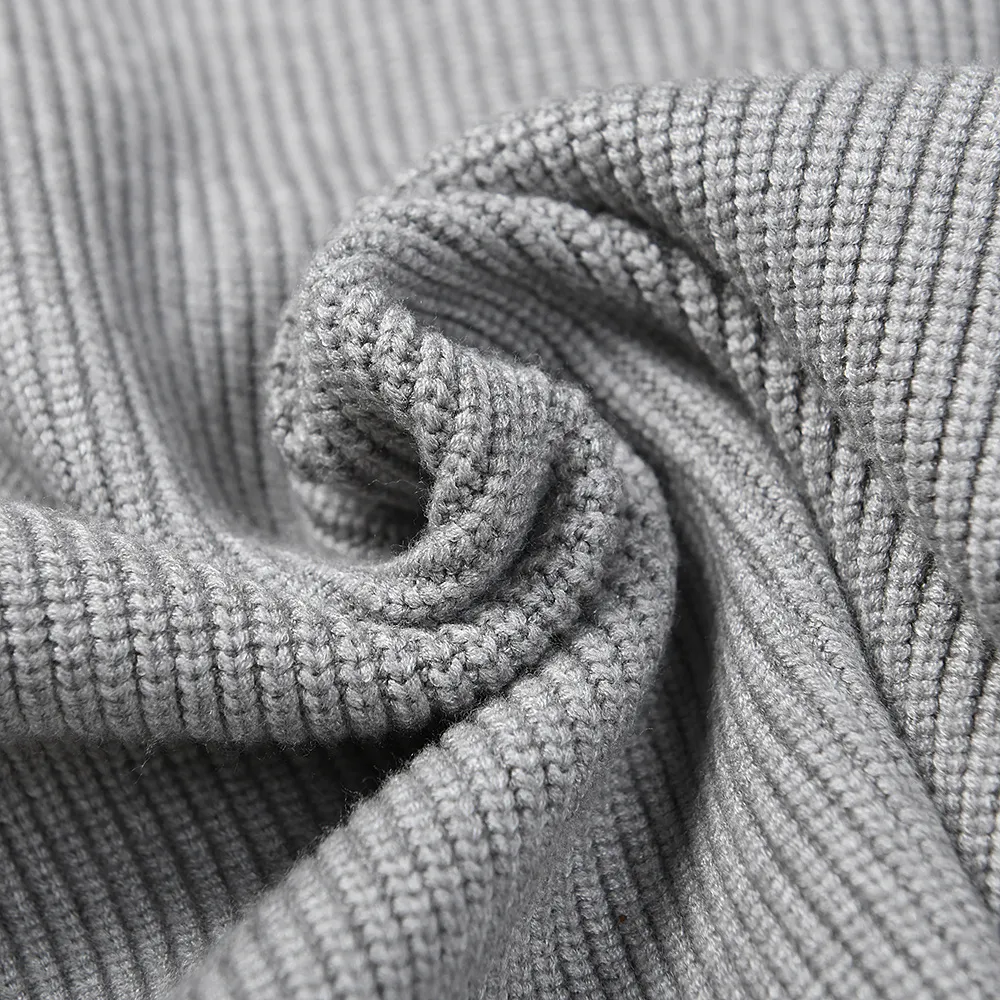 Ribbed Knit Zip-Up Cardigan D10915956 — view 6